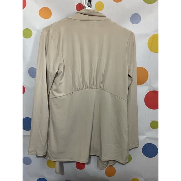 NEW 2PC Susan Graver Twinset Size XXS Beige - Picture 7 of 13